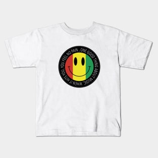 Acid Reggae Smiley Kids T-Shirt